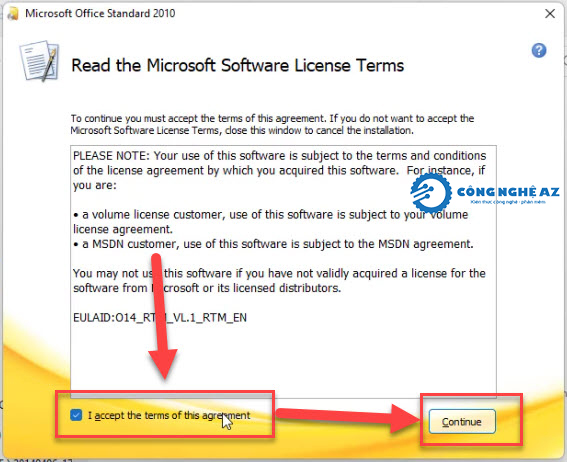 huong dan cai dat office 2010 congngheaz 1