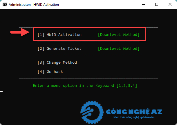 cach active win 11 bang ky thuat so congngheaz 1