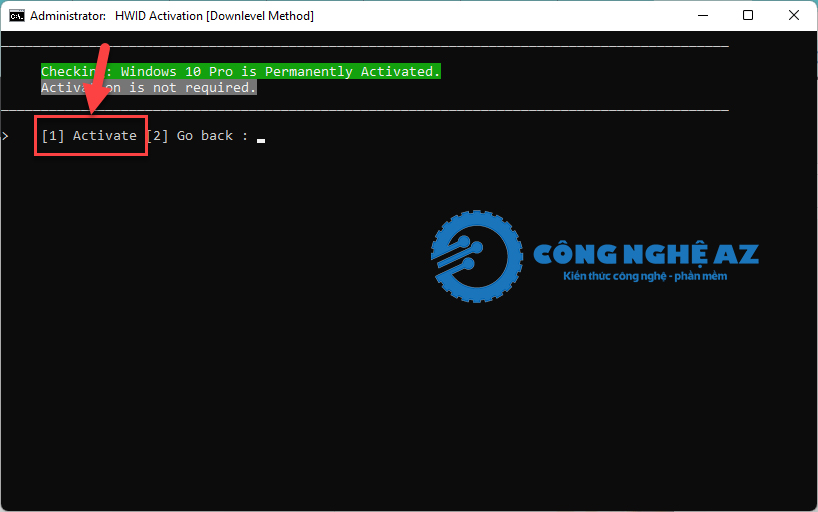 cach active win 11 bang ky thuat so congngheaz 2