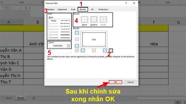 cach gach cheo o trong excel congngheaz 1