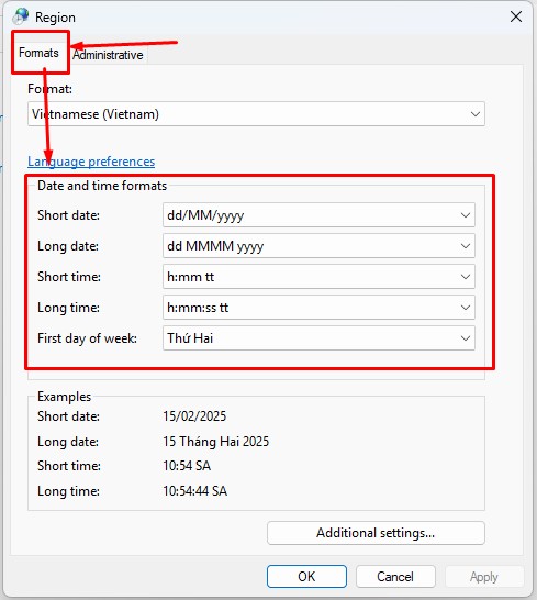 dinh dang ngay thang nam trong excel congngheaz 7