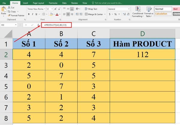 ham nhan trong excel congngheaz 2