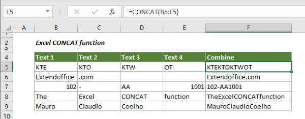 ham noi chuoi trong excel congngheaz 4