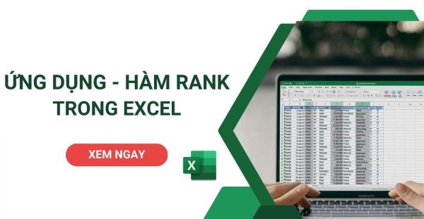 ung dung cua ham rank trong excel congngheaz