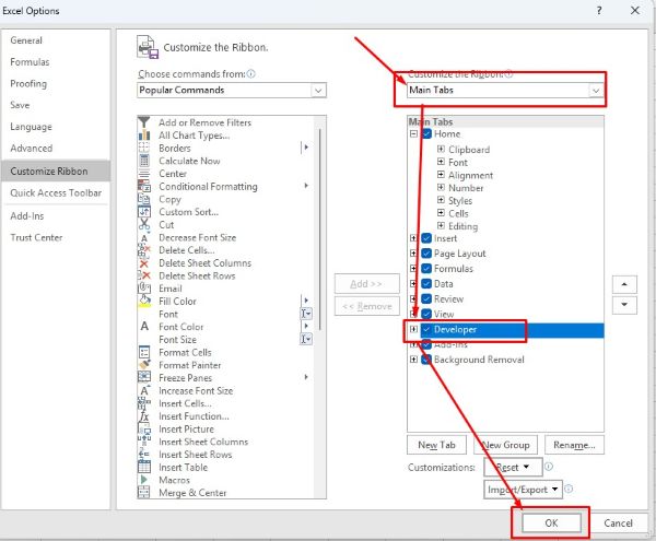 cach tao checkbox trong excel congngheaz 2